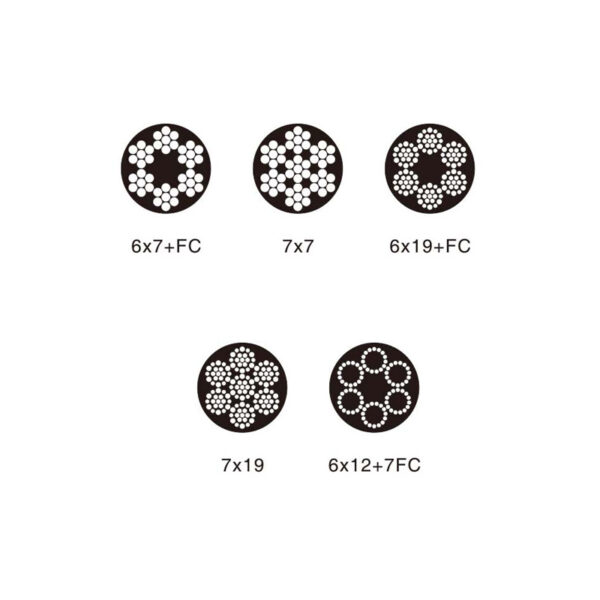 PVC/PP/PE Coated Steel Wire Rope